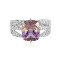 Ametrine Silver Ring