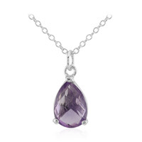 Amethyst Silver Necklace