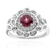 Rhodolite Silver Ring