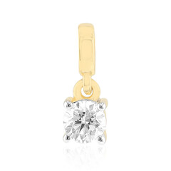 9K SI1 (G) Diamond Gold Pendant