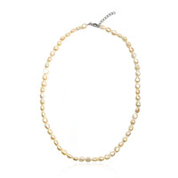 Freshwater pearl Silver Necklace (TPC)