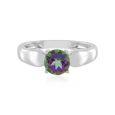 Mystic Topaz Silver Ring