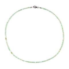 Chrysoprase Silver Necklace