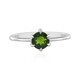 Russian Diopside Silver Ring