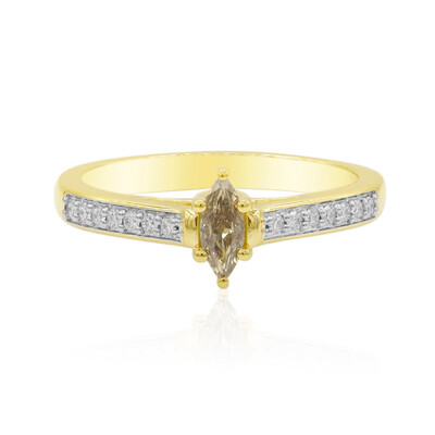 18K SI1 Argyle Champagne Diamond Gold Ring (Mark Tremonti)