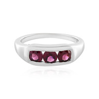 Rhodolite Silver Ring