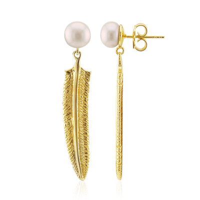 Freshwater pearl Silver Earrings (TPC)