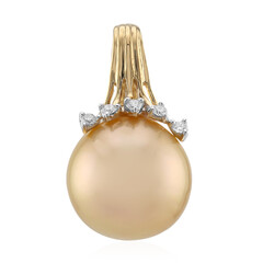 18K Kabira Golden South Sea Pearl Gold Pendant (TPC)