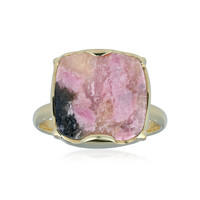 Sulavesi Rhodonite Silver Ring (Bali Barong)