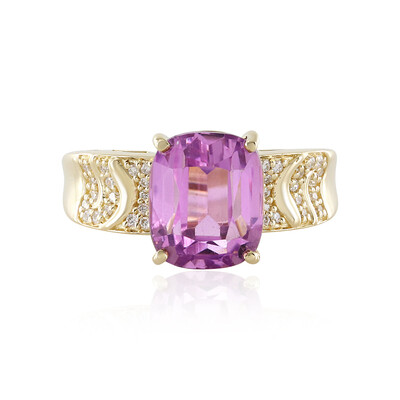 14K Patroke Kunzite Gold Ring (de Melo)