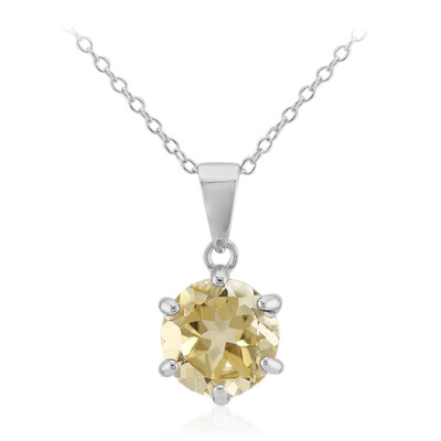 Citrine Silver Necklace