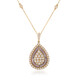 14K Mother of Pearl Gold Necklace (CIRARI)