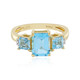 Swiss Blue Topaz Silver Ring