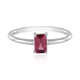 Nigerian Pink Tourmaline Silver Ring