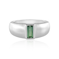 Benedito Green Tourmaline Silver Ring (Adela Silber)