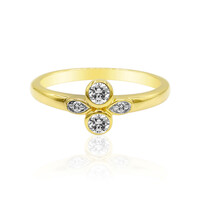 18K IF (D) Diamond Gold Ring