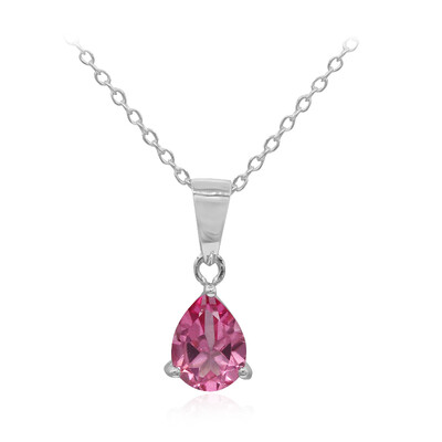 Flamingo Mystic Topaz Silver Necklace