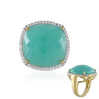 Amazonite Silver Ring