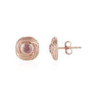 Pink Zircon Silver Earrings (SAELOCANA)