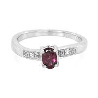 Brazilian Rhodolite Silver Ring