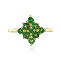 Tanzanian Tsavorite Silver Ring