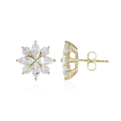 9K Zircon Gold Earrings (de Melo)