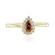 9K SI2 Orange Diamond Gold Ring (de Melo)