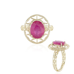 9K Madagascar Pink Sapphire Gold Ring (Ornaments by de Melo)