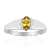 Sphene Silver Ring