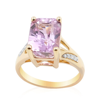 14K Patroke Kunzite Gold Ring (AMAYANI)