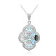 London Blue Topaz Silver Necklace