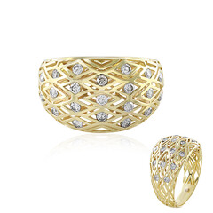 9K I1 (I) Diamond Gold Ring (Ornaments by de Melo)