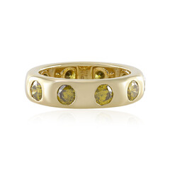 14K I2 Yellow Diamond Gold Ring (de Melo)