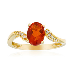 14K Mexican Fire Opal Gold Ring (CIRARI)