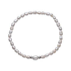 White Freshwater Pearl Bracelet