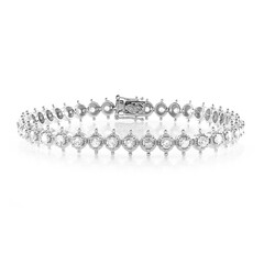 Zircon Silver Bracelet (Dallas Prince Designs)