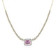 9K AAA Kunzite Gold Necklace (de Melo)