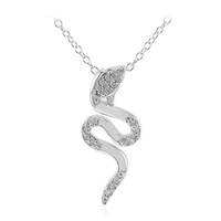 I3 (I) Diamond Silver Necklace