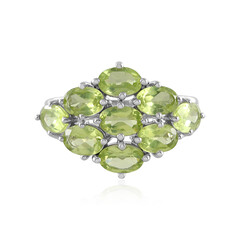 Peridot Silver Ring