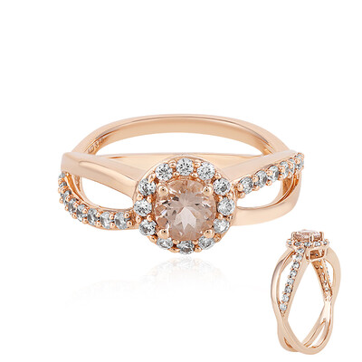 9K Madagascan Morganite Gold Ring