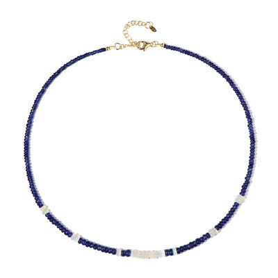 Blue Sapphire Silver Necklace