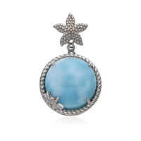 Larimar Silver Pendant