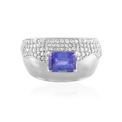 Tanzanite Silver Ring (de Melo)