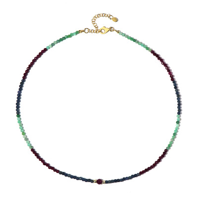 Mozambique Ruby Silver Necklace