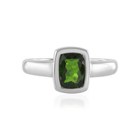 Russian Diopside Silver Ring