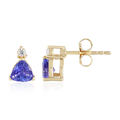 9K Tanzanite Gold Earrings