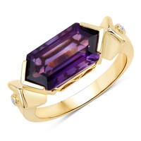 14K Zambian Amethyst Gold Ring (SUHANA)