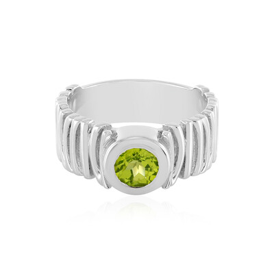 Arizona Peridot Silver Ring