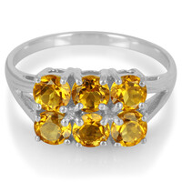 Citrine Silver Ring