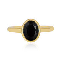 Black Onyx Silver Ring